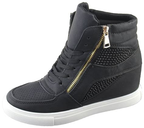 wedge heeled sneakers for women